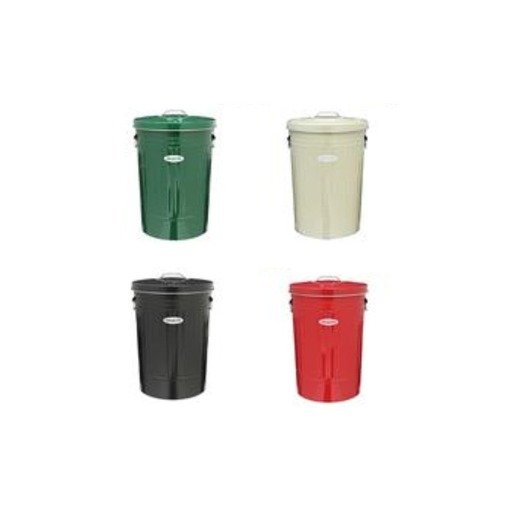 ゴミ箱オバケツダストボックス渡辺金属工業蓋付きゴミ箱【42L】 ブラウン