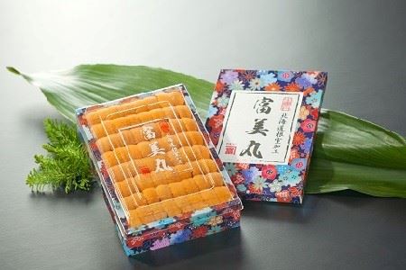 天然蝦夷バフンウニ(黄色)約250g×1折(化粧箱柄入) D-92001
