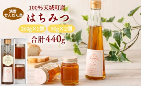 天城町産 徳之島 はちみつ 泡雪栴檀草 合計440g(260g×1個・90g×2個)蜂蜜 ハチミツ AF-2-N