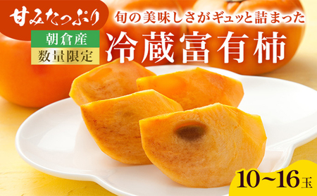 柿 冷蔵柿 10〜16玉 (約3〜4kg) フルーツの里の直売所より 冷蔵富有柿 果物類 かき ※配送不可:北海道・東北・沖縄・離島