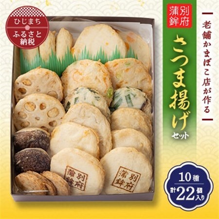 老舗蒲鉾店のさつま揚げ(天ぷら) ぜいたくセット 10種/22個入り_魚介・海産物 かまぼこ・練り製品  カマボコ 練物 練り物 ねりもの_【配送不可地域：離島】【1101581】