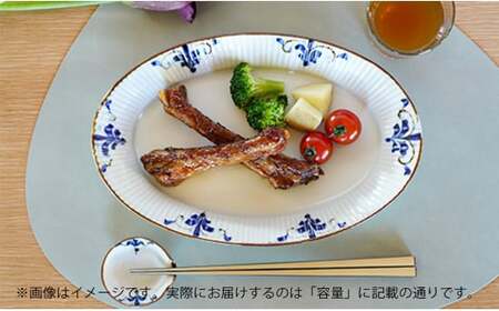 有田焼 しのぎオーバル皿 片口箸置き小皿 ペアセット【皓洋窯】食器 うつわ プレート オーバル皿 小皿 箸置き セット 手描き ギフト | 35000円 3万5千円 | dl006