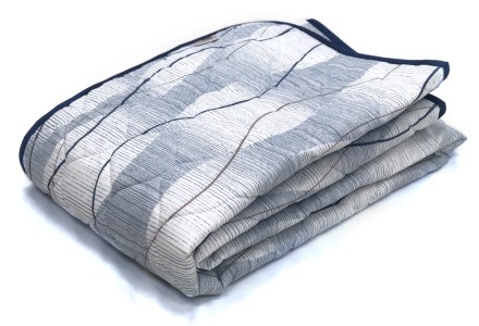 コットン100% 高島ちぢみ (表地) さらさらキルト敷パット シングルサイズ(約100×205cm)|布団 布団 FNP006 [4600]