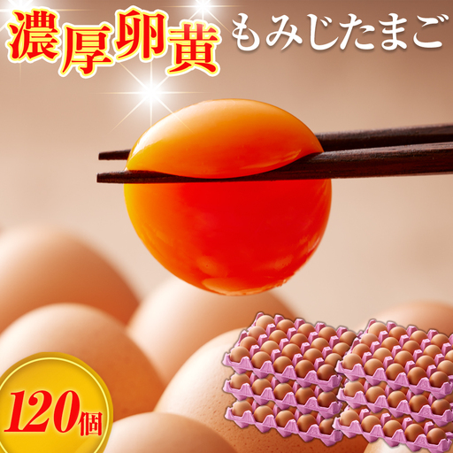 【山田養鶏】濃厚卵黄もみじたまご【120個入り】 [No.190]