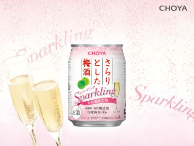 チョーヤ CHOYA さらりとした梅酒 スパークリング缶 250ML×24本