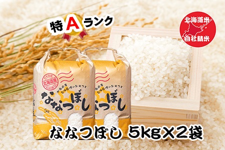 北海道米ななつぼし5kg×2袋 F-65019