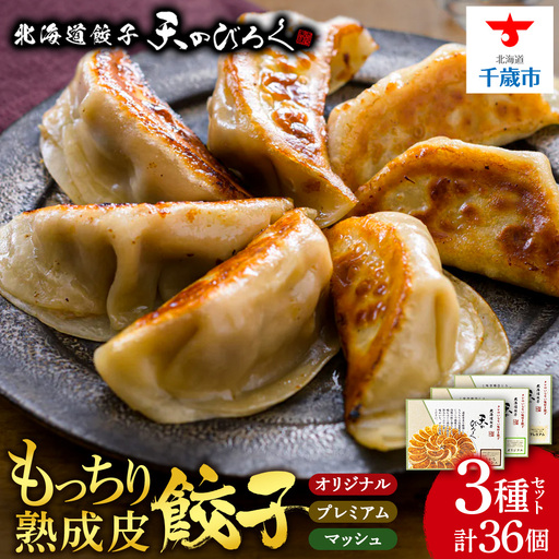 北海道餃子★天のびろく 3種セット＜北海道餃子天のびろく＞
