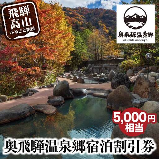 奥飛騨温泉郷 宿泊割引券 5,000円相当 宿泊券