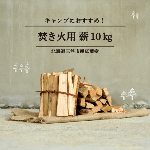 ≪キャンプにおすすめ！≫薪（広葉樹）キャンプストーブ・焚き火用 約10㎏【01120】