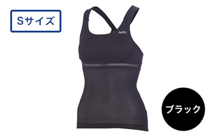 I4-30AA【カラー：ブラック サイズ：S】リカバリーウェア A.A.TH/ カップ付キャミソール（品番：AAJ80811）