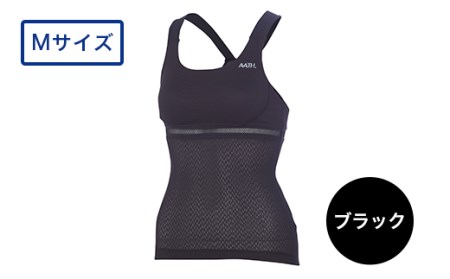I4-30BA【カラー：ブラック サイズ：M】リカバリーウェア A.A.TH/ カップ付キャミソール（品番：AAJ80811）