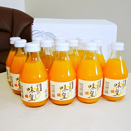 有田みかんの味皇（あじおう）180ml×12本【kjk101A】
