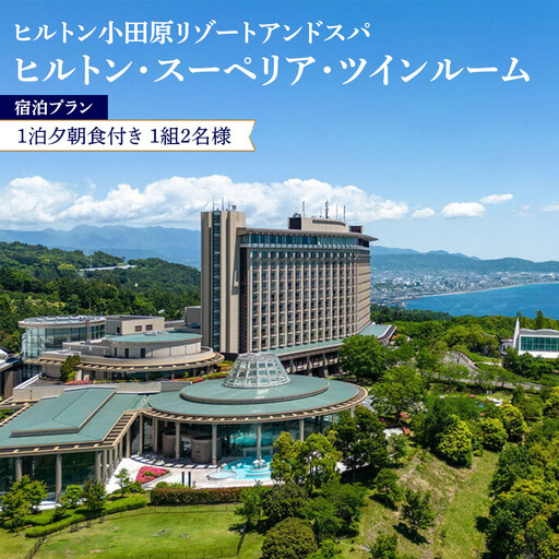 [チケット有効期限延長!]ヒルトン・スーペリア・ツインルーム宿泊プラン 1泊夕朝食付き 平日 [1組2名様]★オーシャンビュー!天然温泉大浴場、プール施設利用含む[オーシャンビュー フィットネス 天然温泉大浴場 バーデゾーン ヒルトン 神奈川県 小田原市 ]