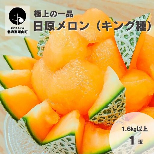 極上の一品「日原メロン（キング種）」（1.6kg相当×1玉 ）