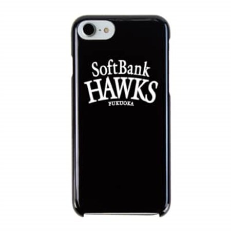 福岡ソフトバンクホークス iPhoneケース ハードタイプ logo-ip7-1-bk_雑貨   _【1229541】