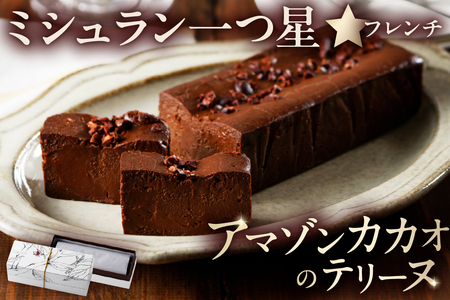 ミシュラン一ツ星フレンチ【Sincere】アマゾンカカオのテリーヌ