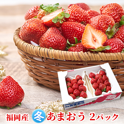 いちご あまおう 2パック 1Pあたり約250g以上 いちご