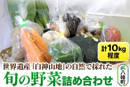 野菜 詰合せ 世界遺産「白神山地」の自然で採れた旬の野菜詰め合わせ 秋田県八峰町 おらほの館