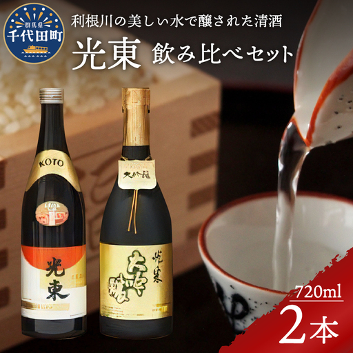 日本酒 大吟醸 清酒 [光東]地酒 セット 群馬県 千代田町 [山川酒造] ※沖縄・離島地域へのお届け不可