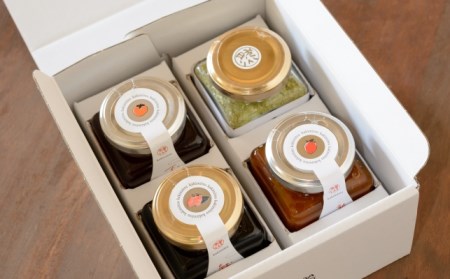 『無農薬・甲州百匁の柿蜜・柿の葉茶』ギフトパッケージ