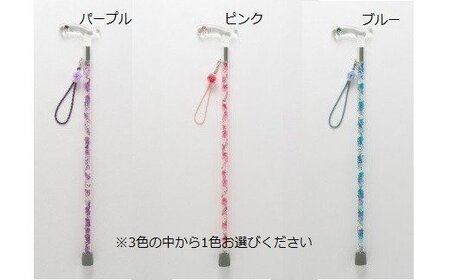 スケルトンステッキ(杖) グラスローズ (L19)