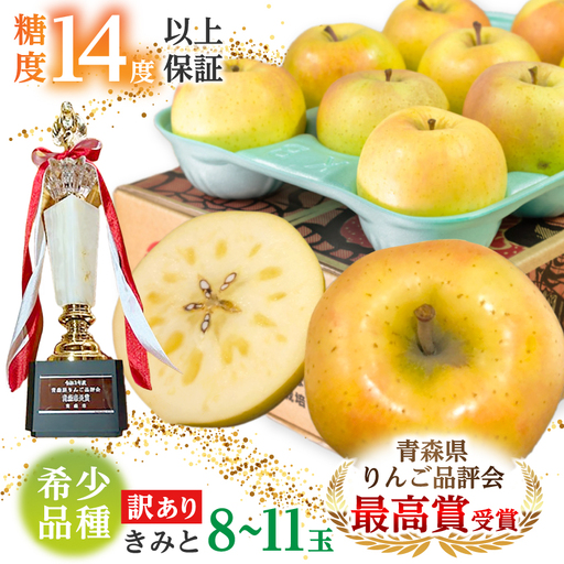 [希少品種]「きみと」約3kg・糖度14度以上保証・訳あり家庭用りんご_果物・フルーツ りんご リンゴ 林檎_[配送不可地域:離島]
