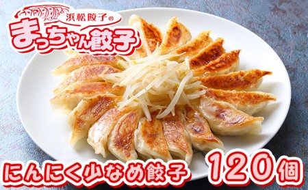 浜松餃子のまっちゃん餃子にんにく少なめ餃子40ヶ入り×3袋　計120ヶセット【配送不可：沖縄県・離島】 加工品 惣菜 冷凍 ぎょうざ 