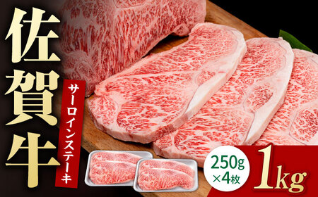 佐賀牛 サーロインステーキ 1kg / サーロインステーキ [IAG053]