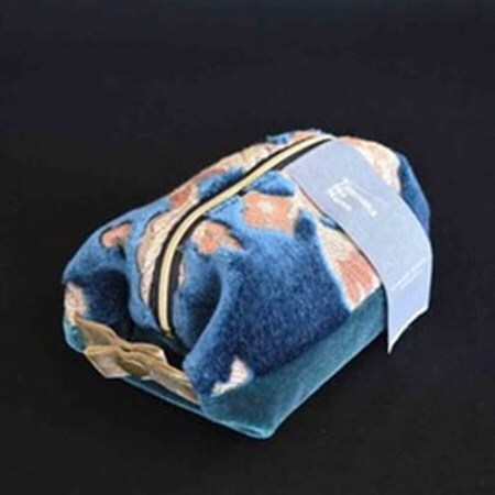 ポーチS 【タエナカノヌノ】ブルー_装飾品・工芸品  鞄・バッグ かばん カバン_【1106059】