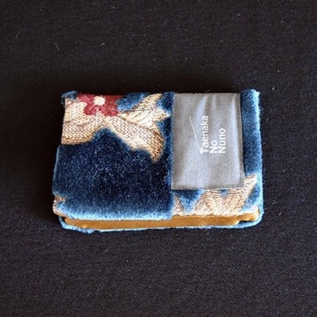 名刺入れ【タエナカノヌノ】ブルー_装飾品・工芸品  服飾小物 _【1106065】