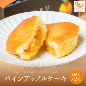 琉球パインアップルケーキ(6個入)2箱セット