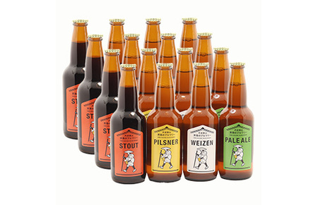 丹波篠山　旅路のブルワリー　330ml×16本 BC03 呑み比べ 詰め合わせ 飲み比べ 国産ビール ご当地ビール ビールセット 地ビール 高級 おしゃれ ビール好き