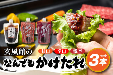 ZI135.玄風館のなんでもかけたれ（3種類3本セット）