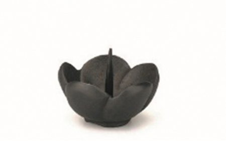 【高岡銅器】うめ燭台 黒 民芸品 工芸品 伝統技術 装飾品 インテリア  FAD-0689
