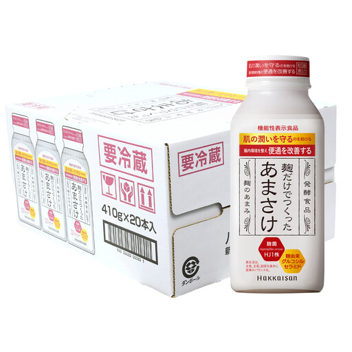 八海山 麹だけでつくったあまさけ 410g 1ケース(20本入)[八海山 麹 こうじ 米麹 甘酒 あま酒 あまさけ ノンアル セット すっきり 味わい ホット]