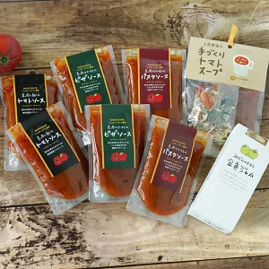 ちいさな村のトマトソース “まるごと”トマトセット スープ ジャム パスタソース ピザソース ソースセット 添加物不使用
