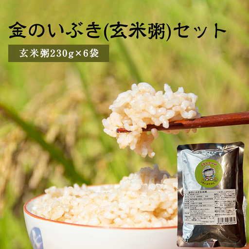 金のいぶき 玄米粥 6パックセット