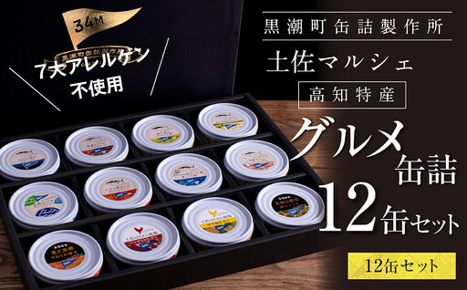 グルメ缶詰 12缶セット〈黒潮町共通返礼品〉 【缶詰】