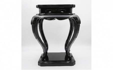【高岡漆器】宝来高卓 黒無地 民芸品 工芸品 伝統技術  FAD-0712