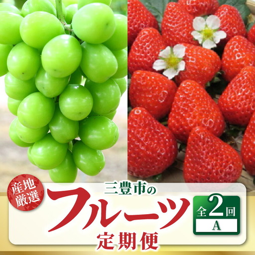 三豊市フルーツ2回お届け定期便A