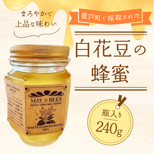 蜂蜜（置戸町採取 白花豆）240g×1瓶 OTD001 