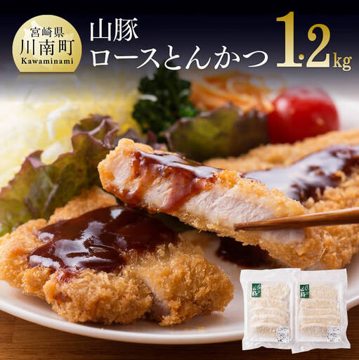 豚肉 パン粉付きで揚げるだけ！ きじょん山豚ロースとんかつ10枚（1個120ｇ）豚肉