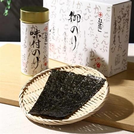 味付海苔丸缶3本セット_魚介・海産物 海苔 海藻 のり ノリ_