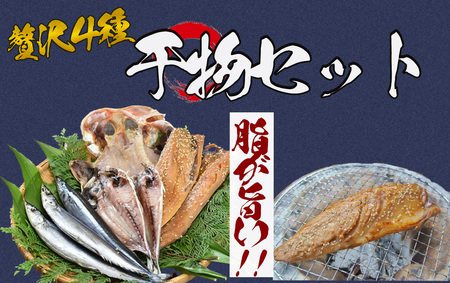湯の花 干物セット4種 [ 干物 ]