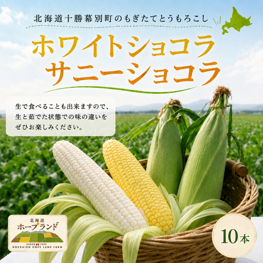 先行予約 2026年 黄・白とうもろこし 計10本 とうもろこし