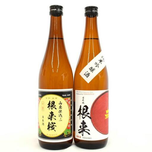 [紀州の地酒]純米吟醸酒「根来」と長期熟成山廃仕込み「根来桜」各720ml 2本セット[TM241]