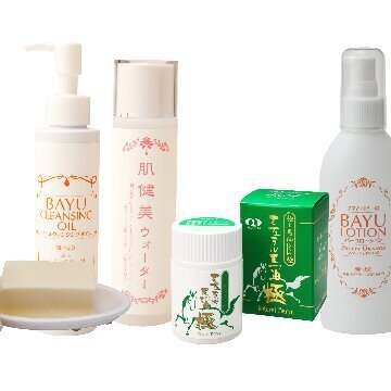 馬油スキンケア5点セット（さっぱりタイプ） 美容 固形石鹸 石けん 化粧水 馬油スキンケア