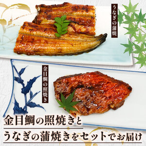 金目鯛照焼きと厳選うなぎの蒲焼セット うな重 鰻 ウナギ きんめだい キンメダイ 丼 高知県産 人気 簡単調理 土用の丑 健康 室戸名物 うな丼 キンメ丼 惣菜 おかず