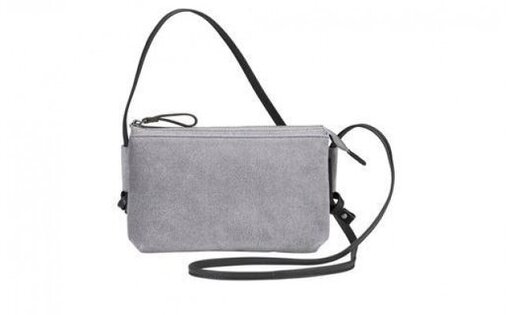豊岡鞄 TUTUMU スエード Osanpo Wallet（S3101）ミックスグレー