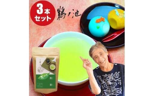 自社製造の深蒸しの八女茶！茶ごころ100g入り3袋セット　008-004
